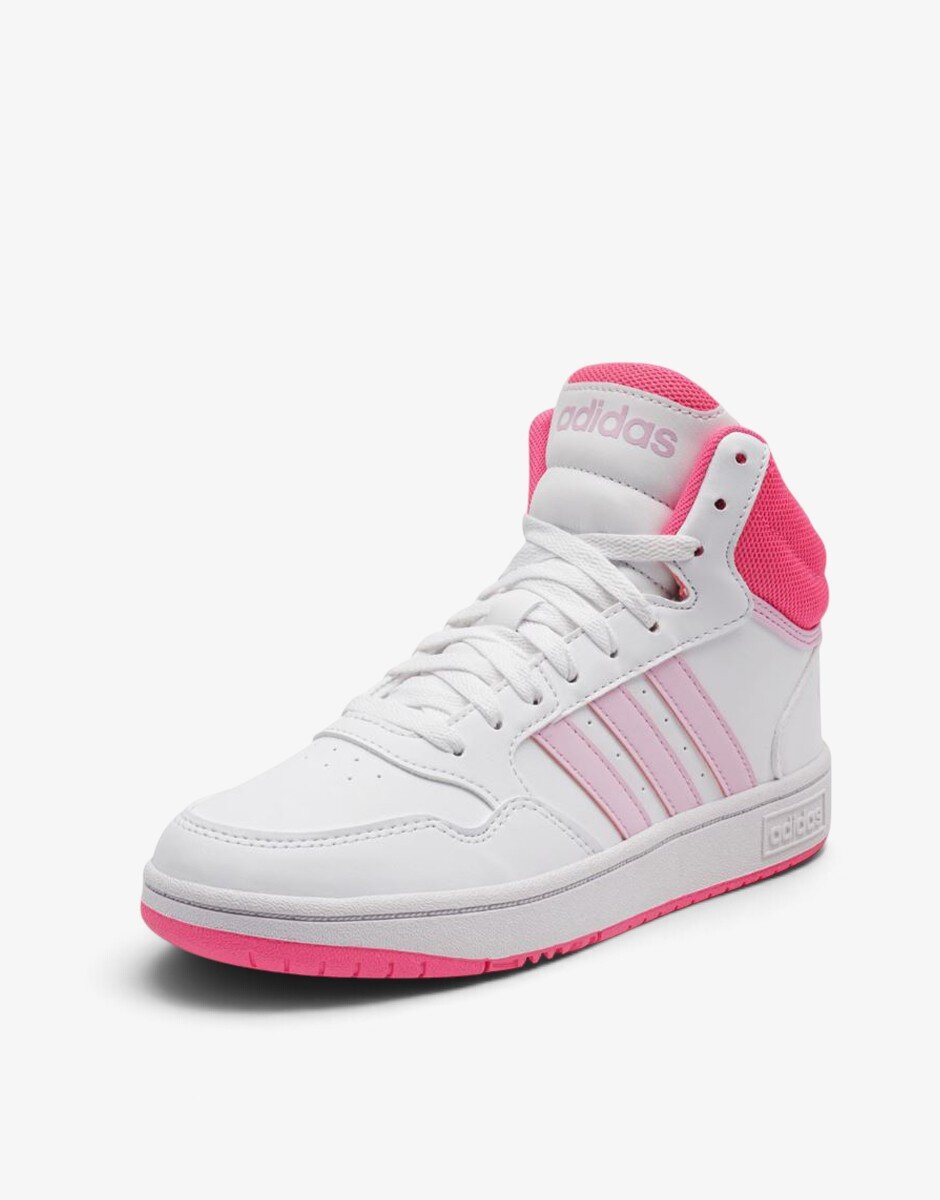 adidas Hoops Mid 3.0 K Jr White/Pink