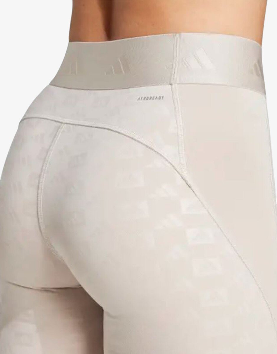 adidas Hyperglam Full-Length Emboss Leggings Pink