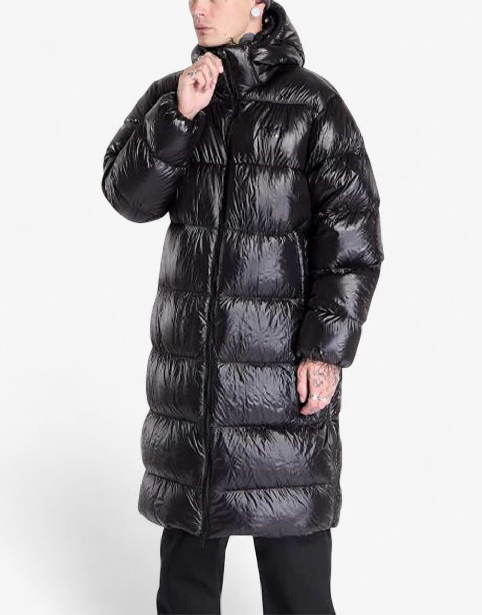 adidas Long Regen Puffer Down Jacket Black