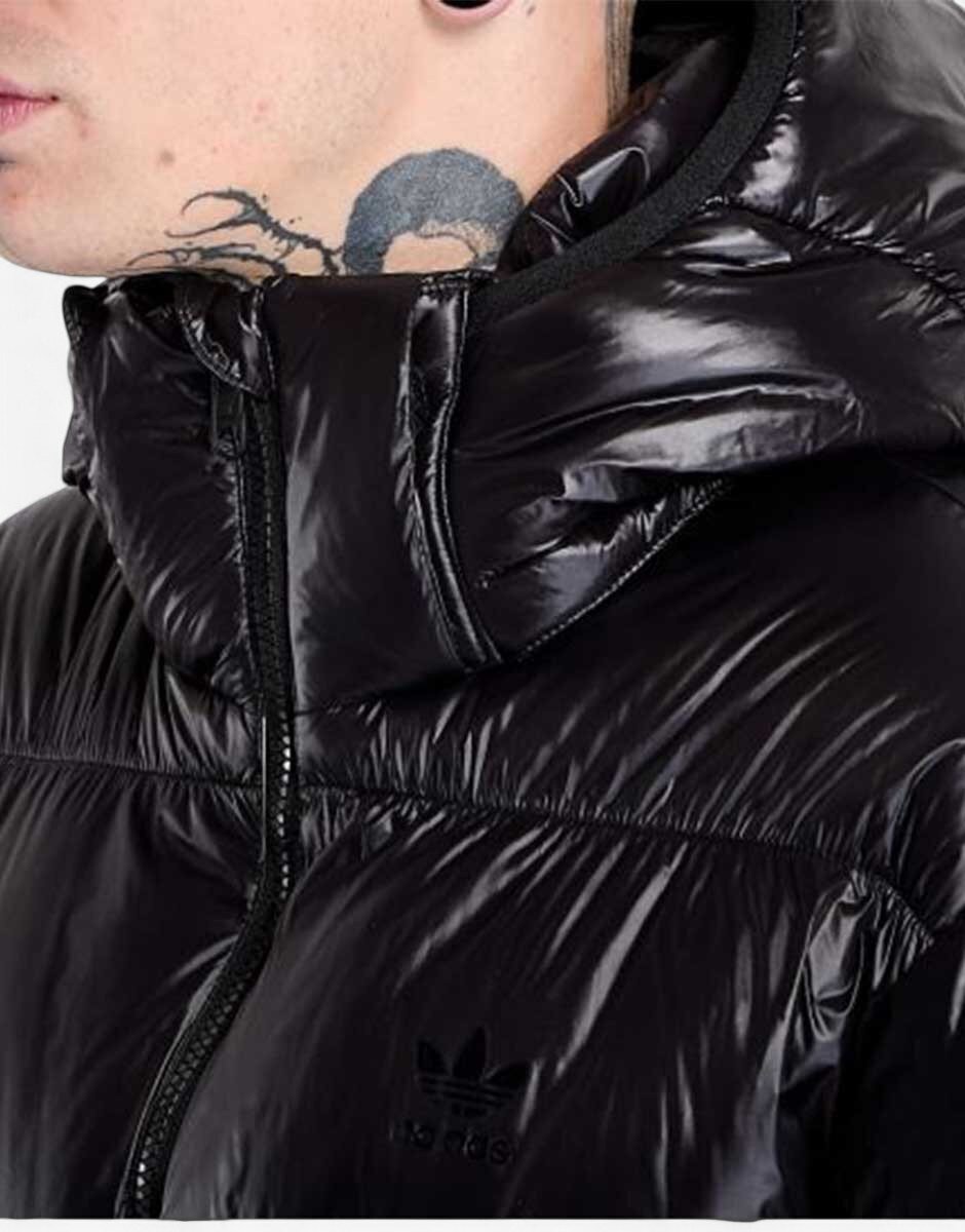 adidas Long Regen Puffer Down Jacket Black