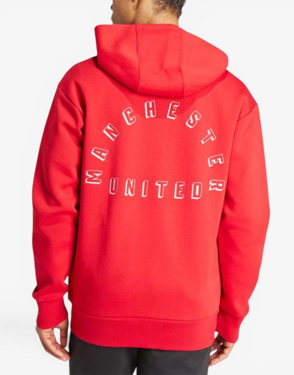 adidas Manchester United Anthem Jacket Red