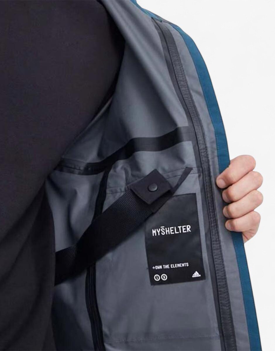 adidas Myshelter Rain.Rdy Jacket Turquoise