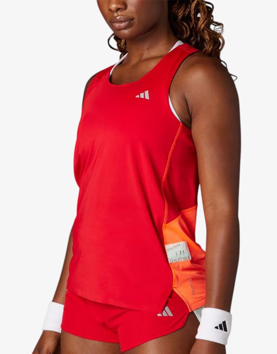 adidas New York City Running Singlet Red