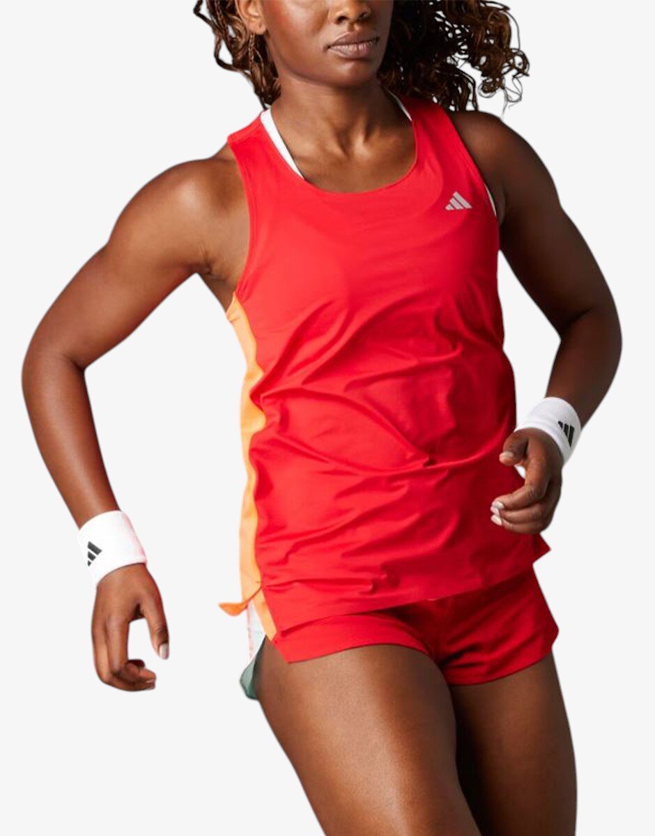 adidas New York City Running Singlet Red