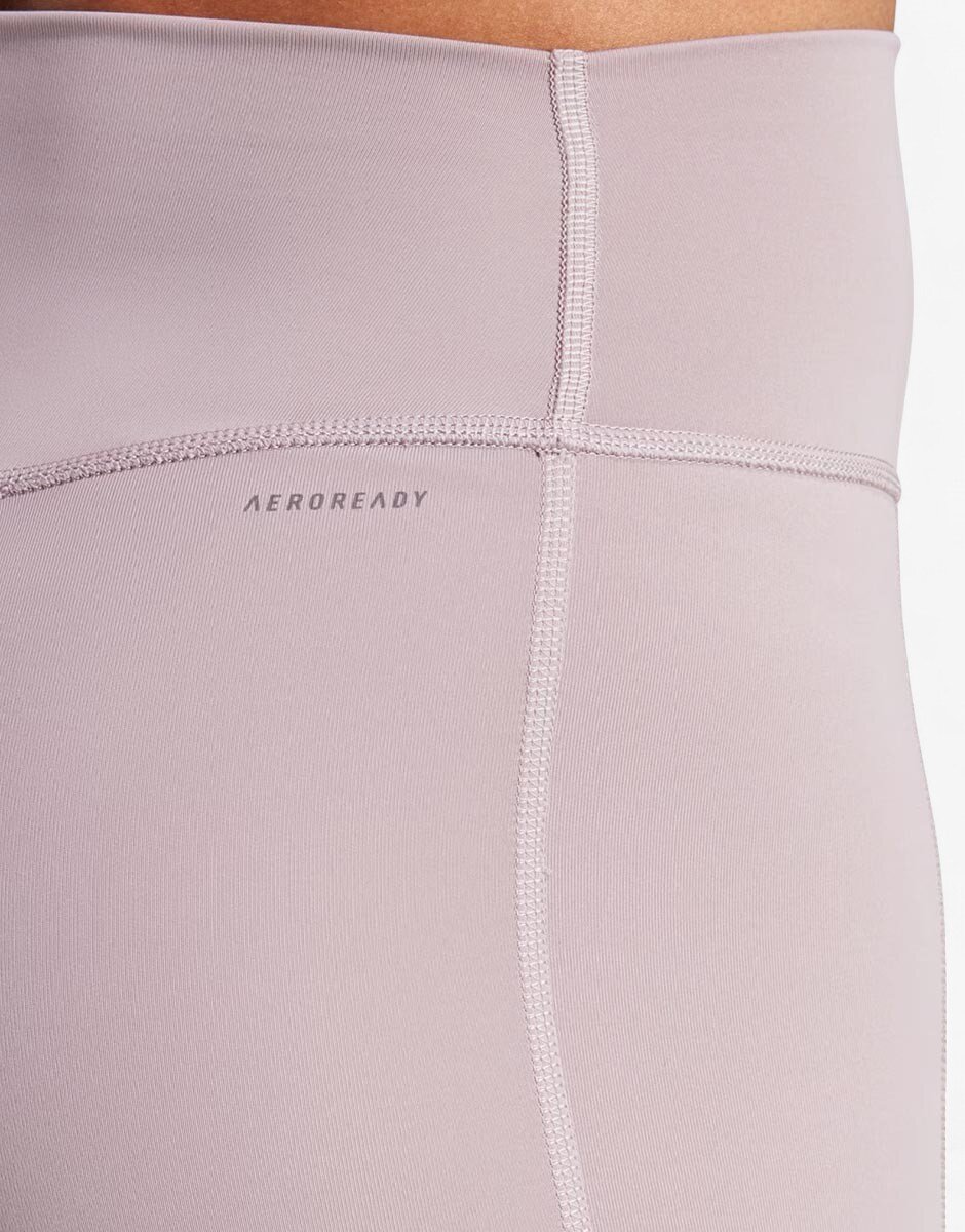 adidas Optime Stash High-Waist Leggings Purple