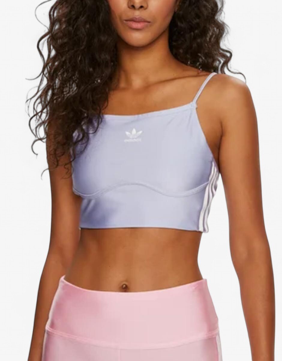 adidas Originals 3-Stripes Training Top Purple