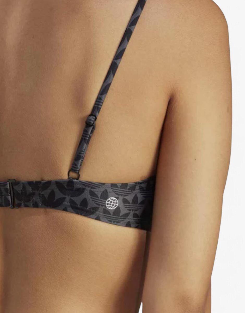 adidas Originals Monogram Swim Top Black/Grey