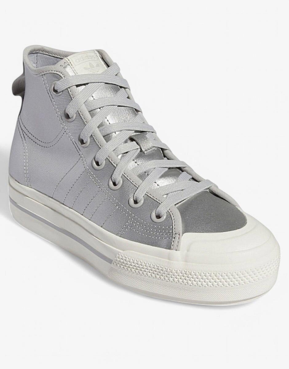 adidas Originals Nizza Platform Mid Shoes Silver