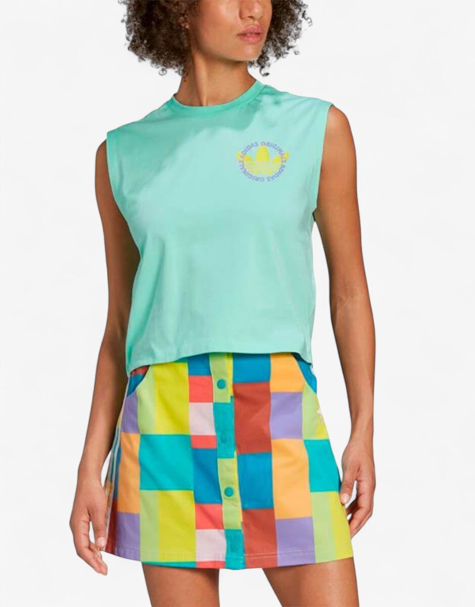 adidas Originals Summer Surf Crop Top Green