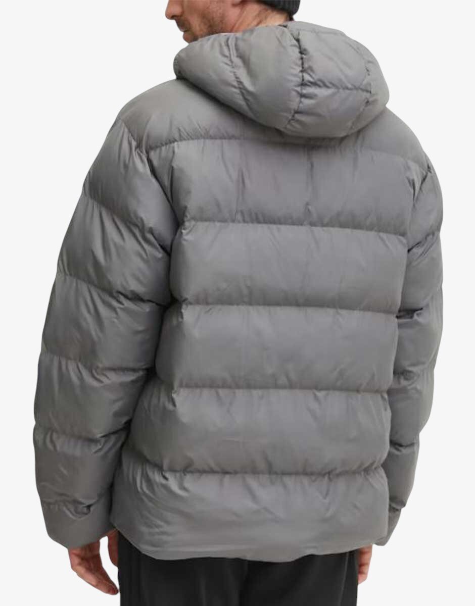 adidas Originals Tonal Hooded Puffer Jacket Grey