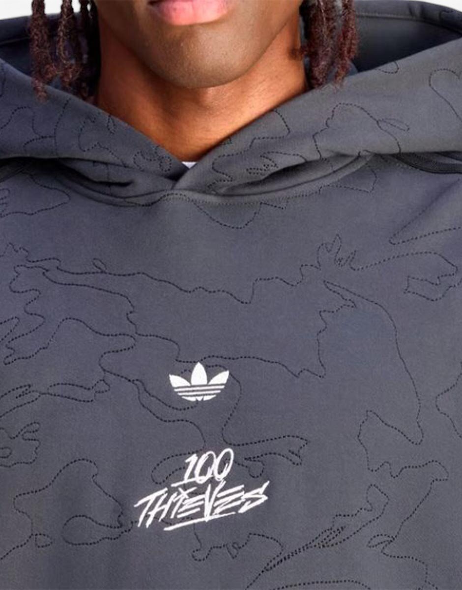 adidas Originals x 100 Thieves Hoodie Grey