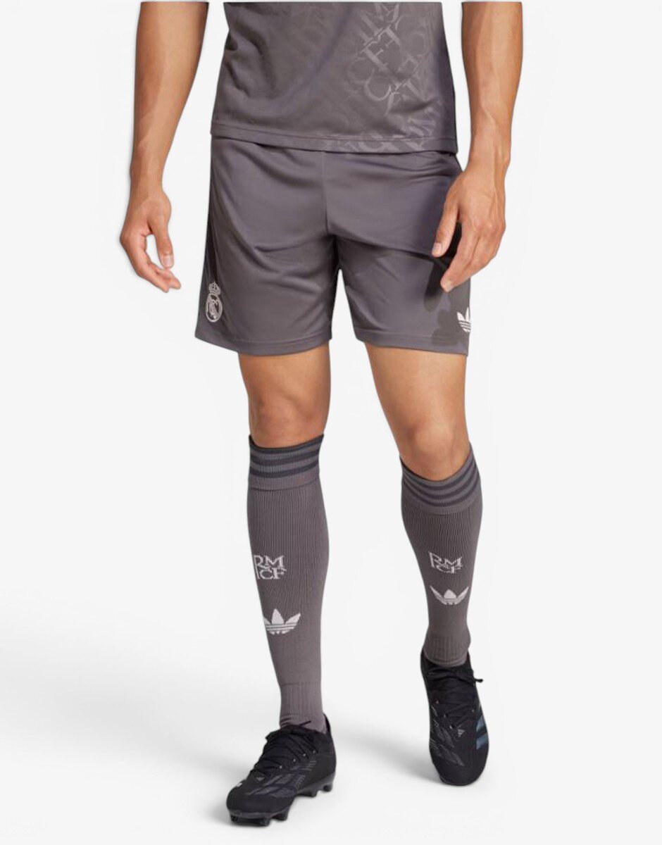 adidas Real Madrid Third Shorts Gray