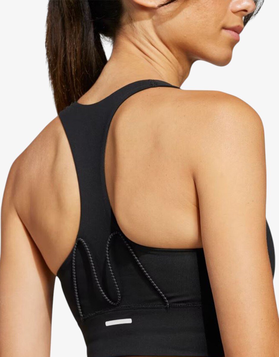 adidas Run Pocket Medium Support Bra Black