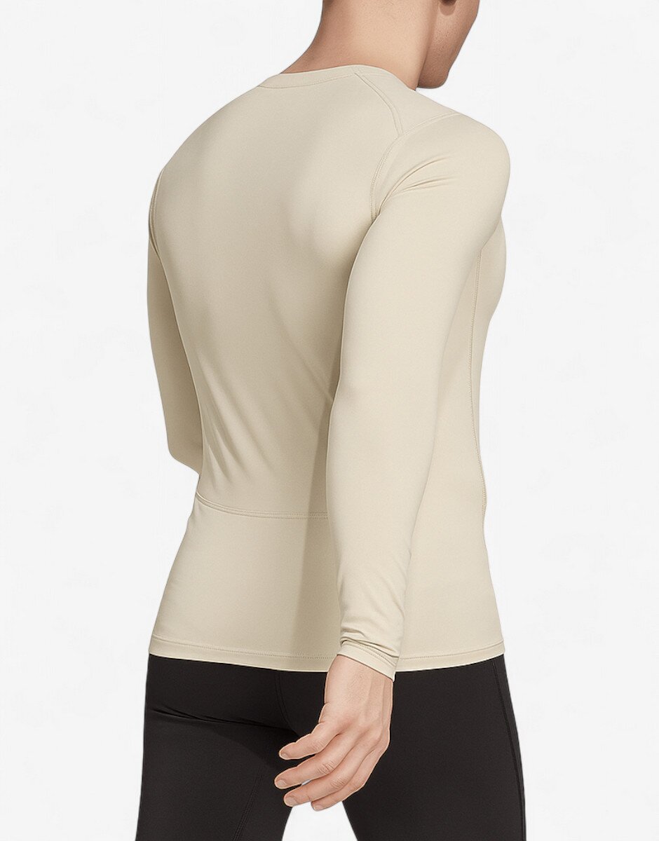 adidas Tech-Fit Training Top Beige