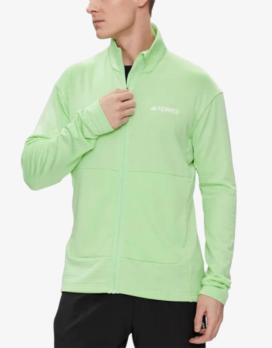 adidas Terrex Multi Light Fleece Full-Zip Jacket Green