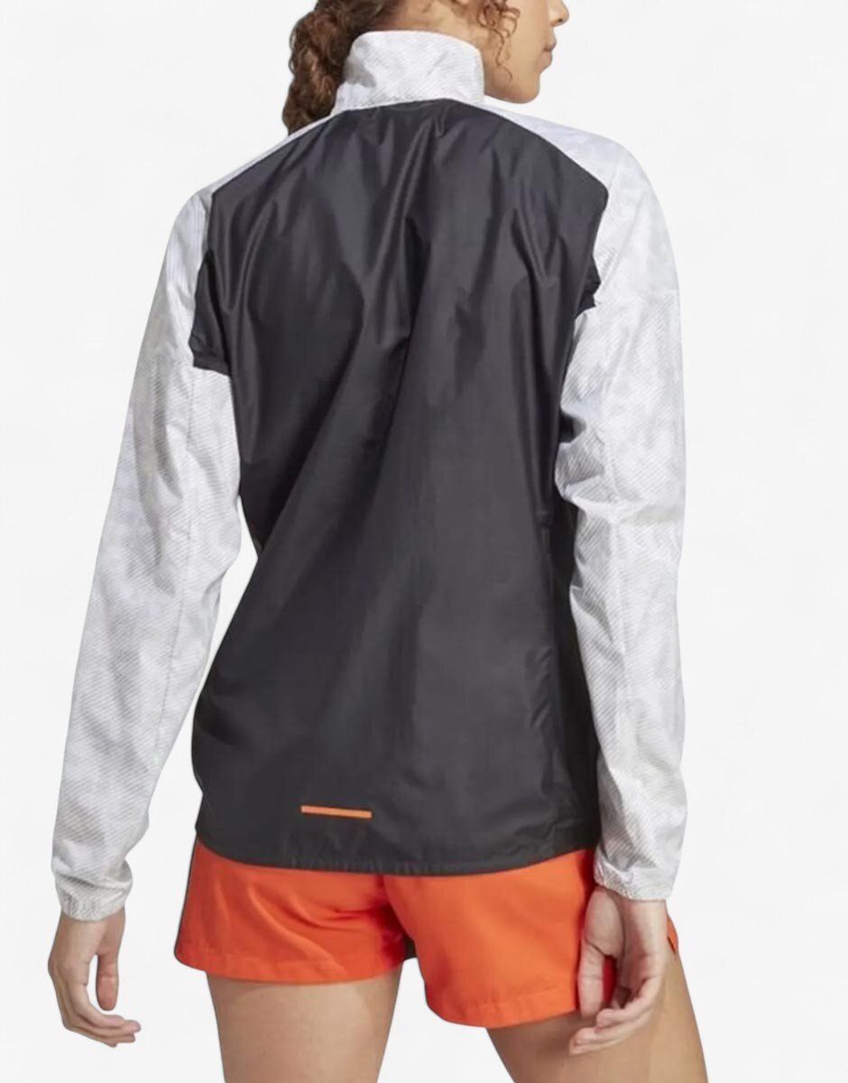 adidas Terrex Trail Running Wind Jacket White/Grey