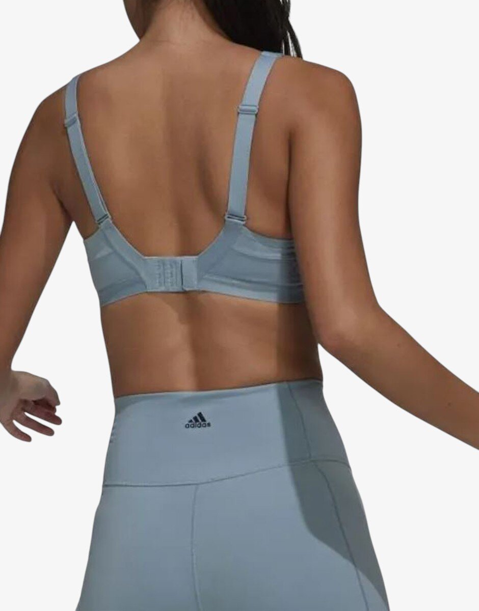 adidas TLRD Impact Luxe Training High-Support Bra Blue