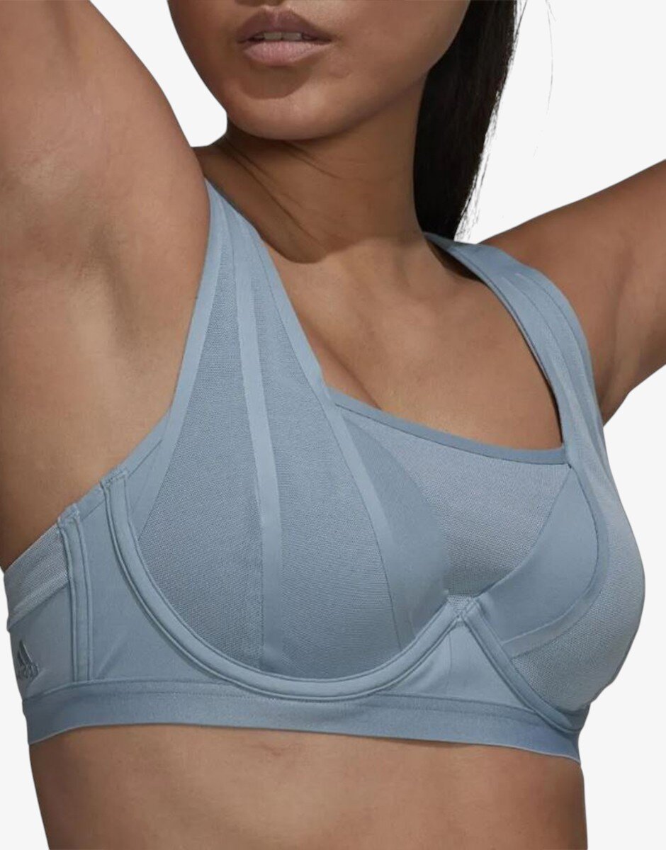 adidas TLRD Impact Luxe Training High-Support Bra Blue