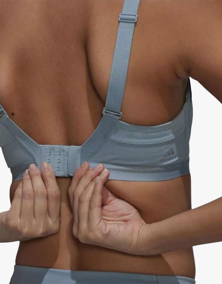 adidas TLRD Impact Luxe Training High-Support Bra Blue