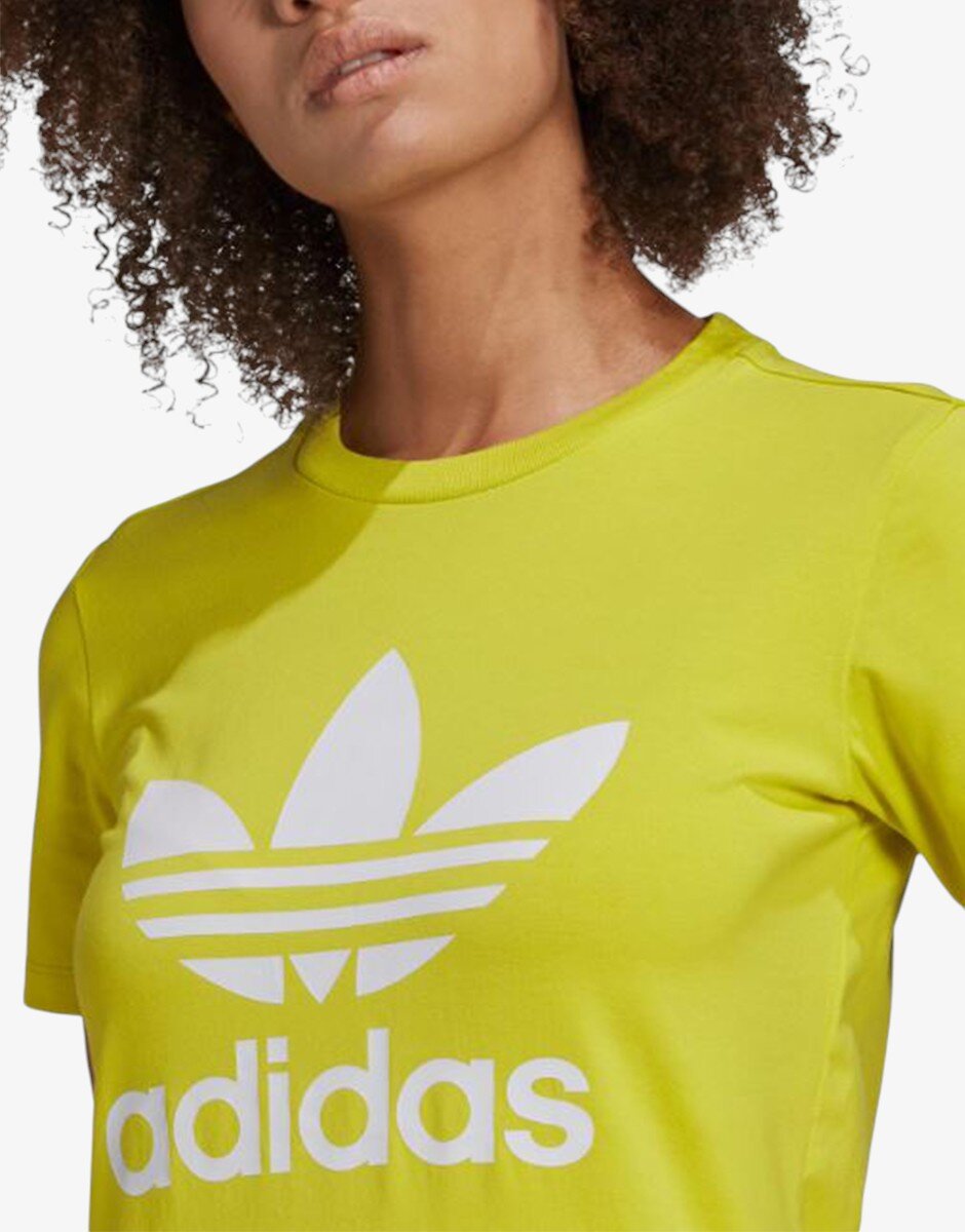 adidas Trefoil Tee Yellow