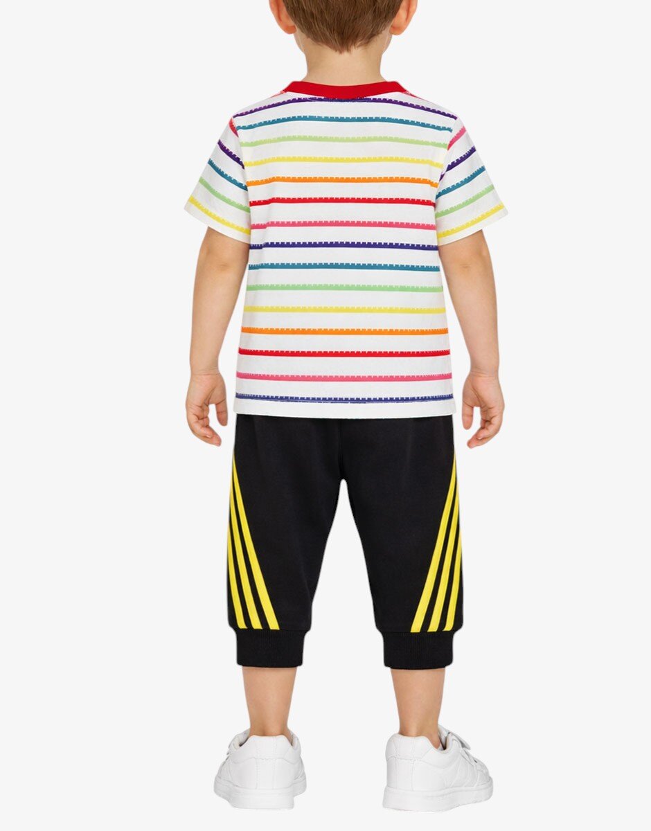 adidas x Classic Lego Tee And 3/4 Pants Set White/Multi