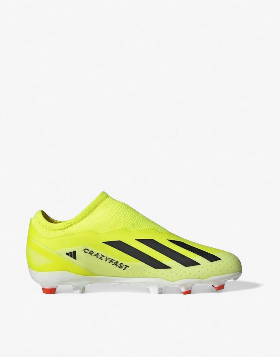 adidas X Crazyfast League Laceless Firm Ground Boots Yellow