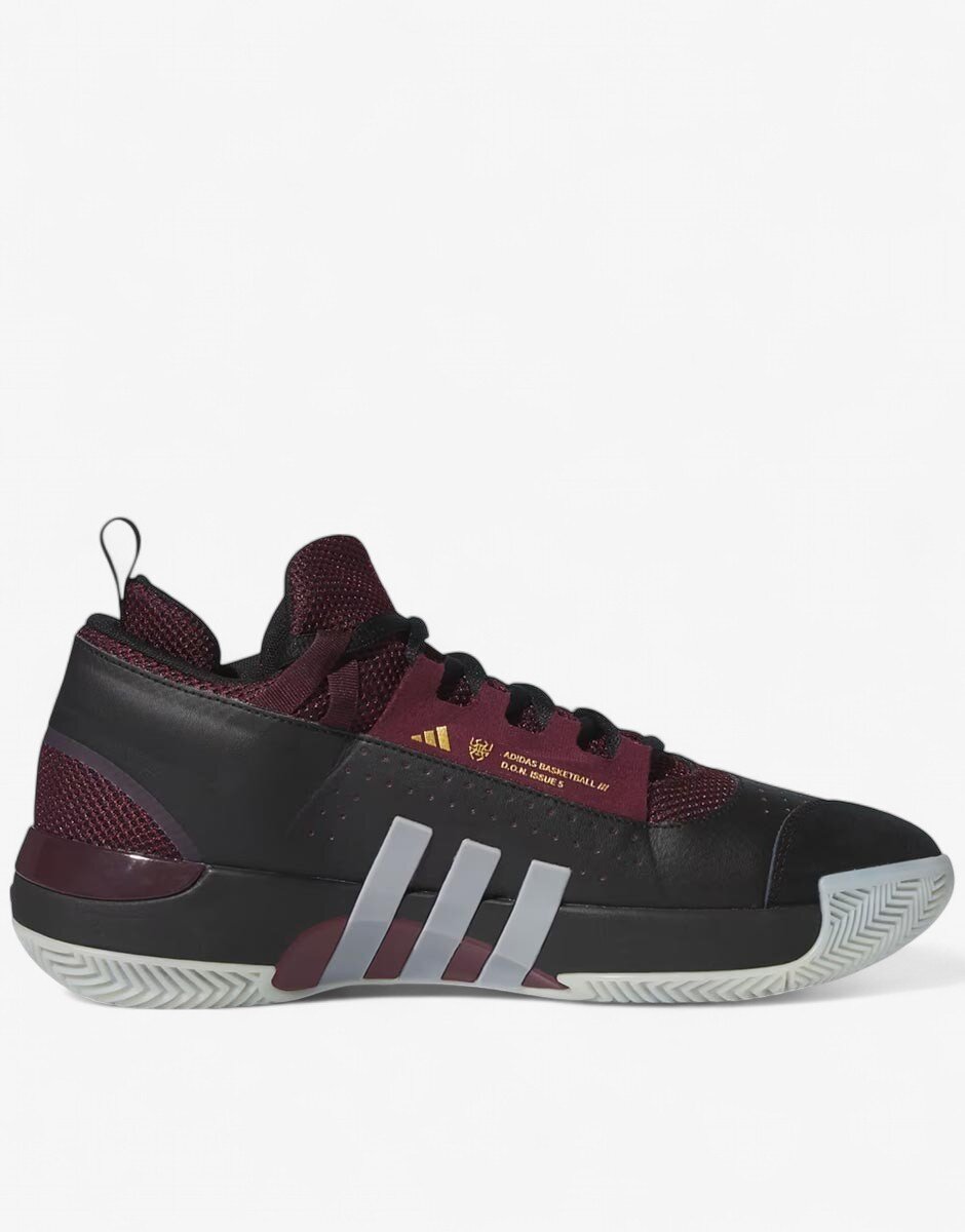 adidas x Donovan Mitchell Issue 5 Basketball Shoes Burgundy/ Black