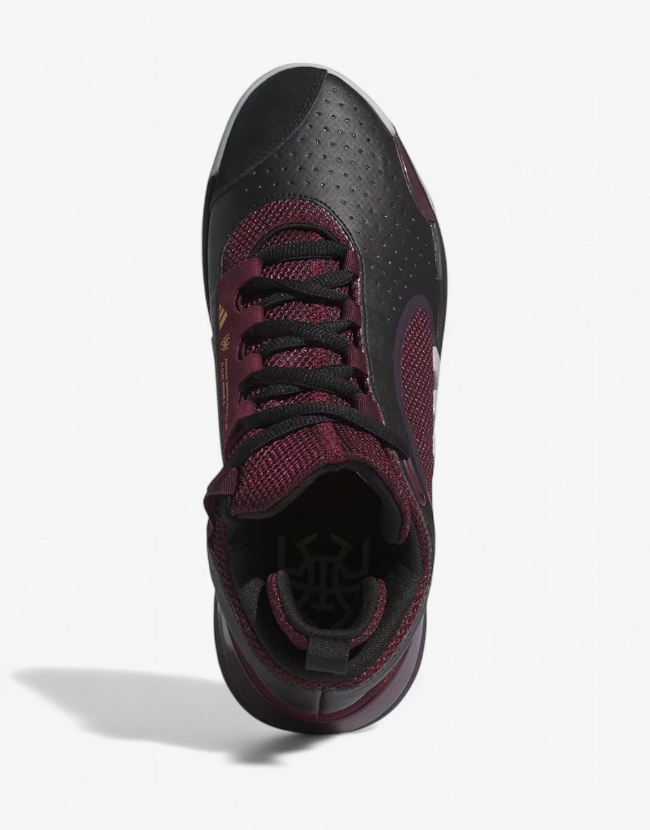 adidas x Donovan Mitchell Issue 5 Basketball Shoes Burgundy/ Black