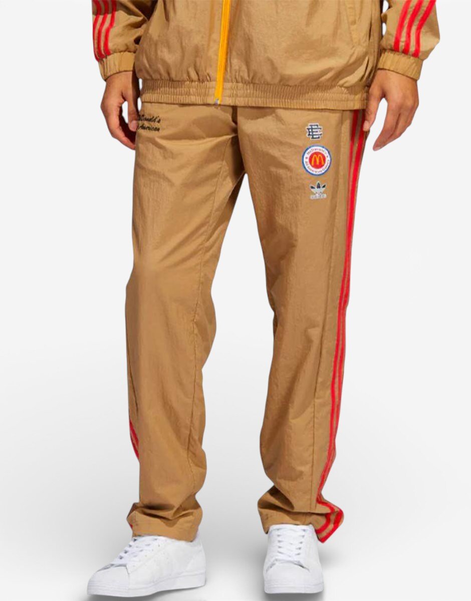 adidas x Eric Eamnuel Crossover Stripe Pants Brown
