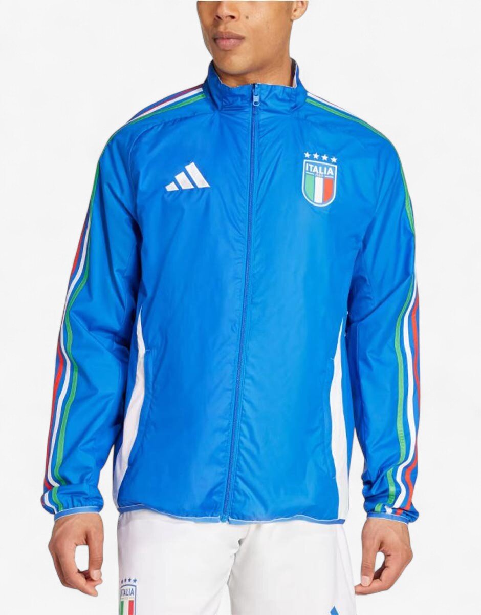 adidas x Italy Anthem Football Jacket Blue/White