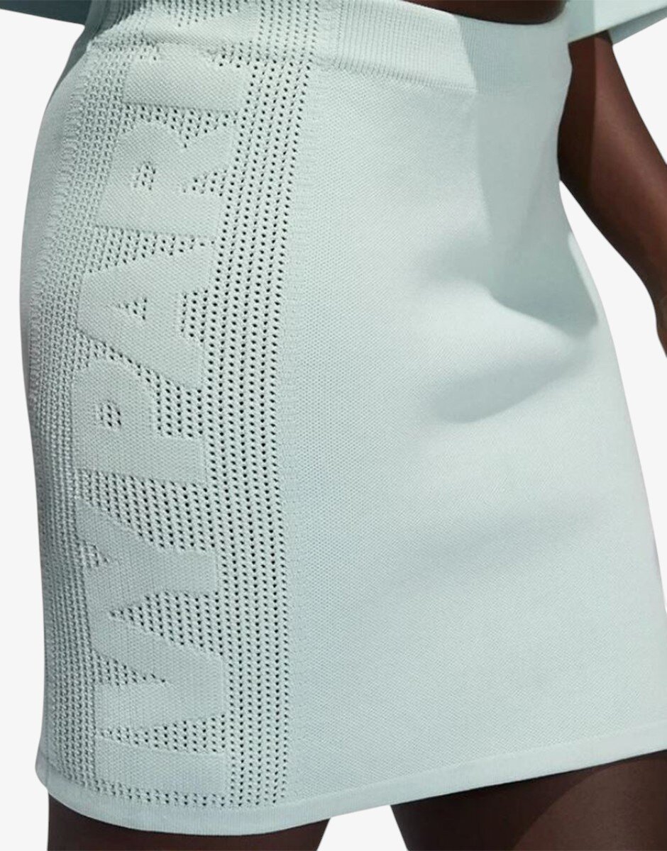 adidas x Ivy Park Logo Knit Skirt Green Tint