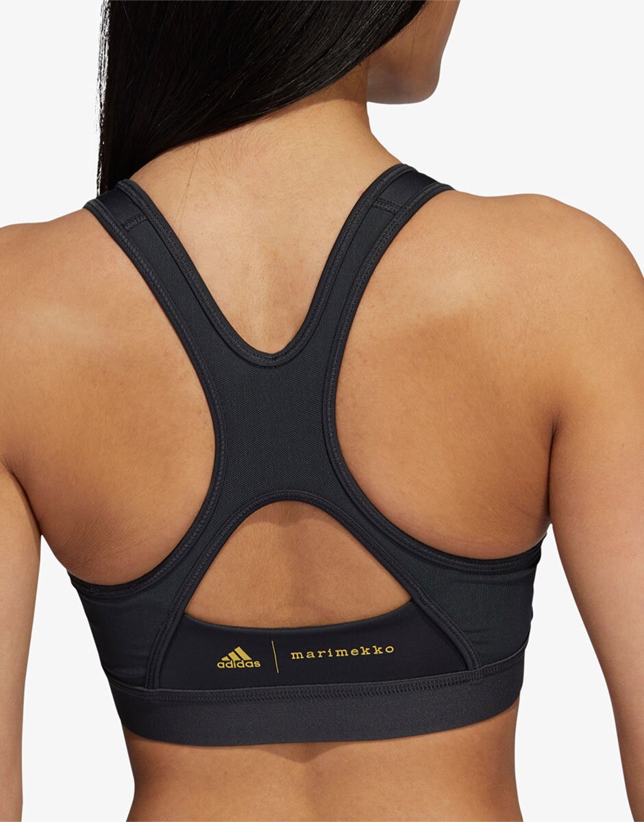 adidas x Marimekko Believe This Medium-Support Bra Black