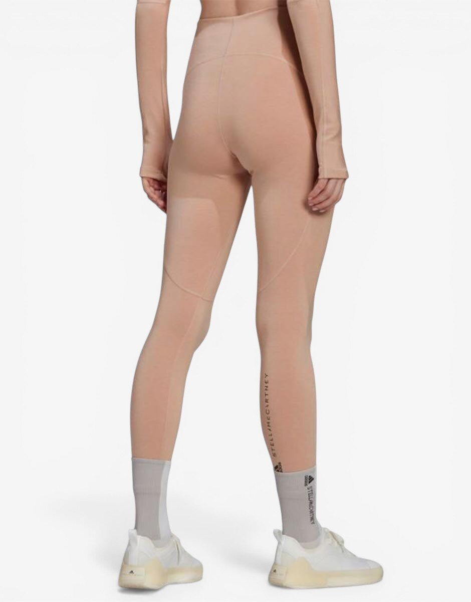 adidas x Stella McCartney 7/8 Yoga Leggings Beige