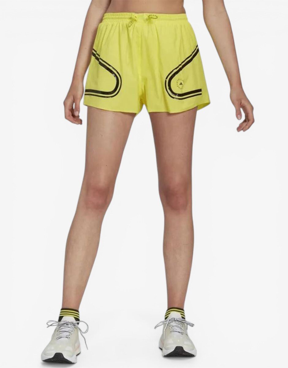 adidas x Stella McCartney TruePace Running Shorts Yellow