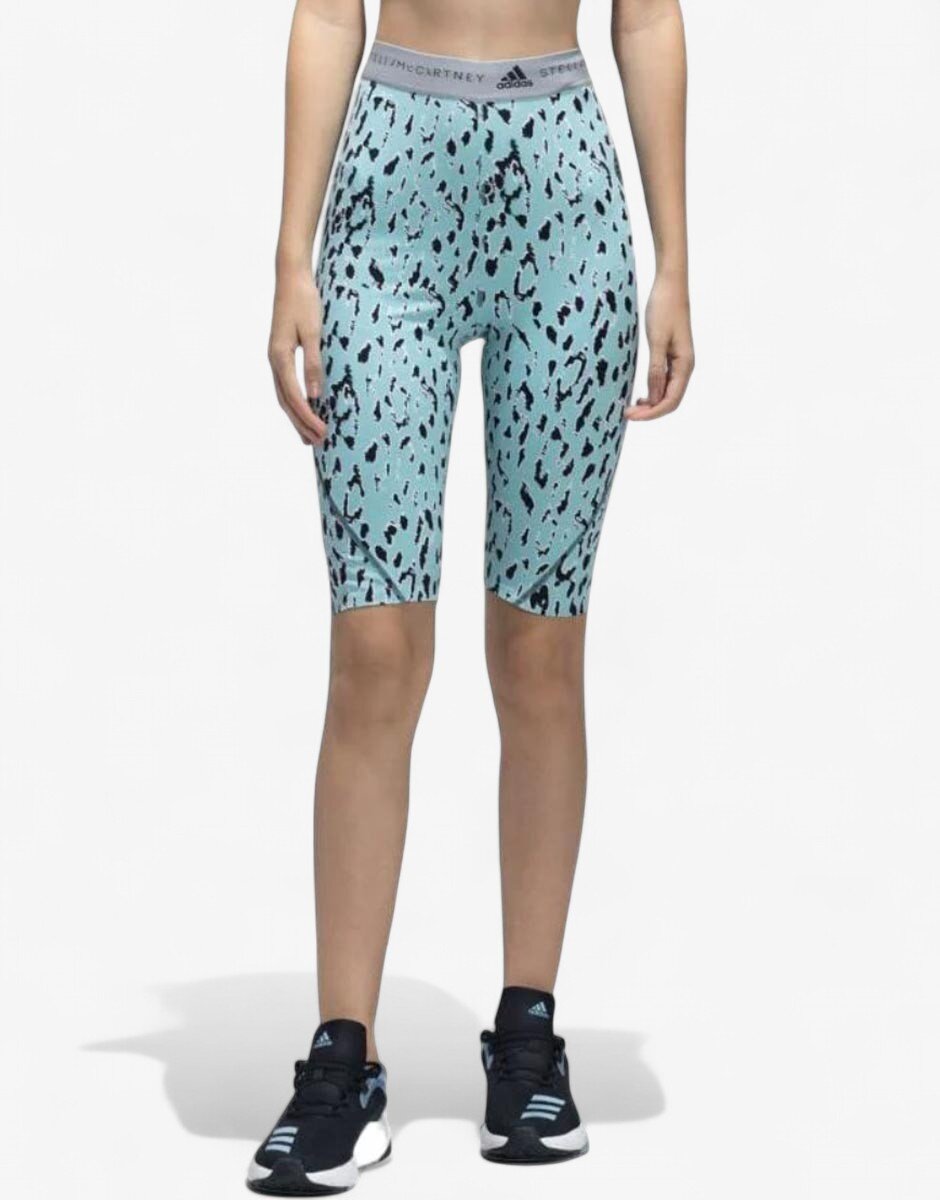 adidas x Stella McCartney TruePurpose Biker Shorts Turquoise/Black