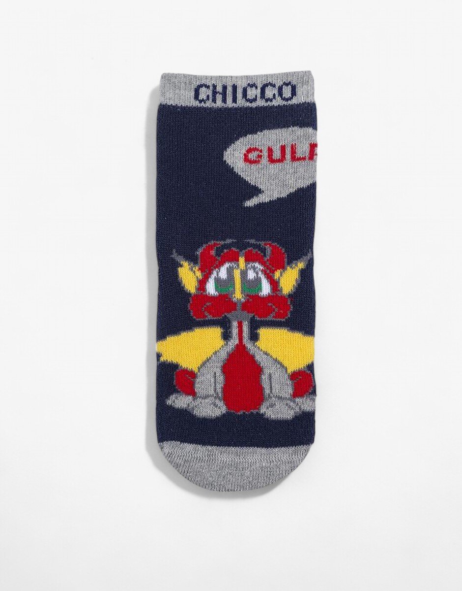 Chicco 1-Pair Kids Socks Dark Blue/Multicolor