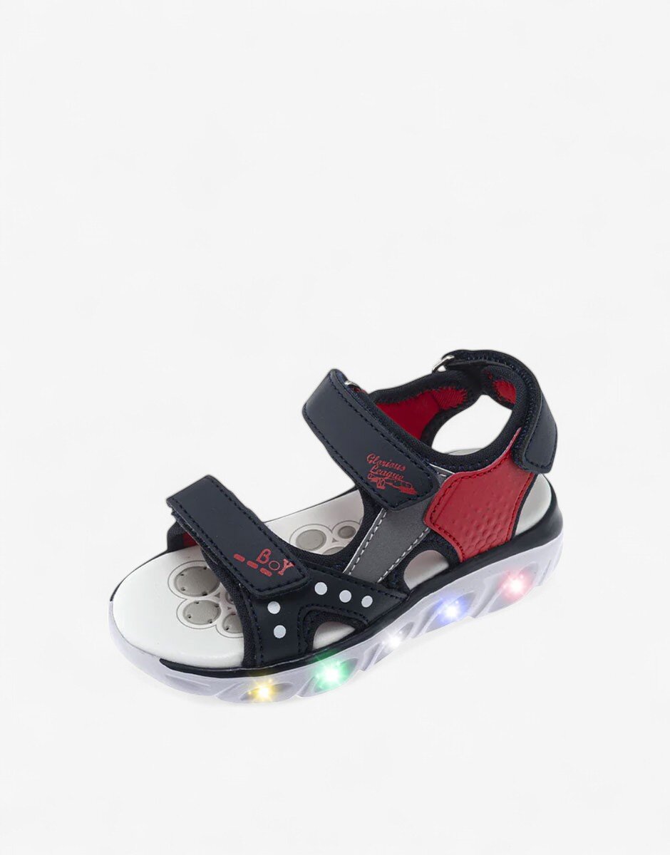 Chicco Boys Lights Sandals Dark Blue