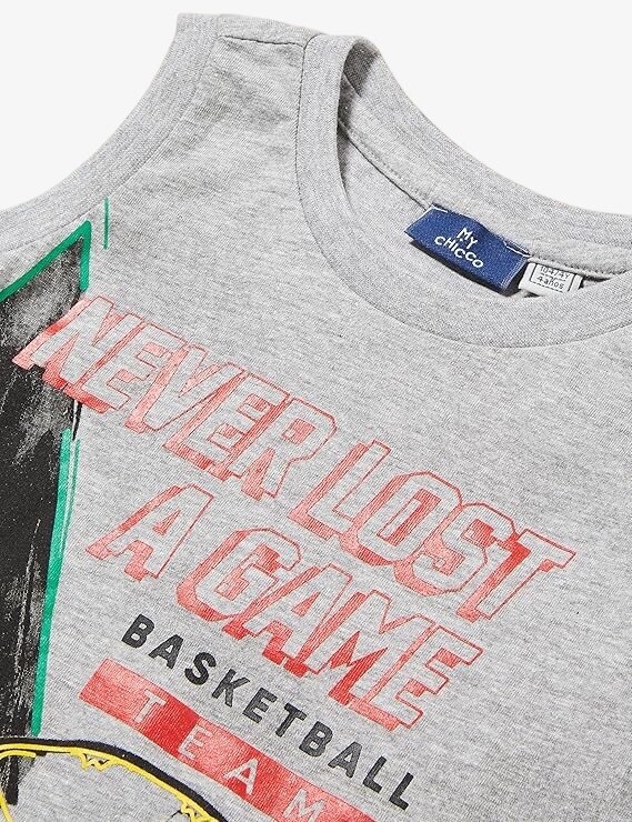 Chicco Boys Never Lost A Game Tank Light Grey