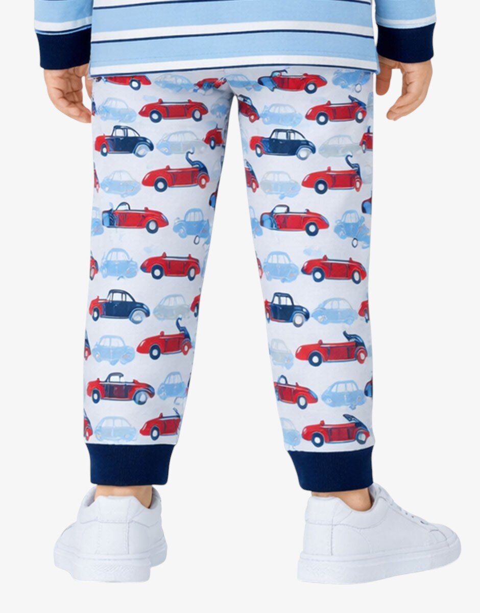 Chicco Boys Pants White/Blue