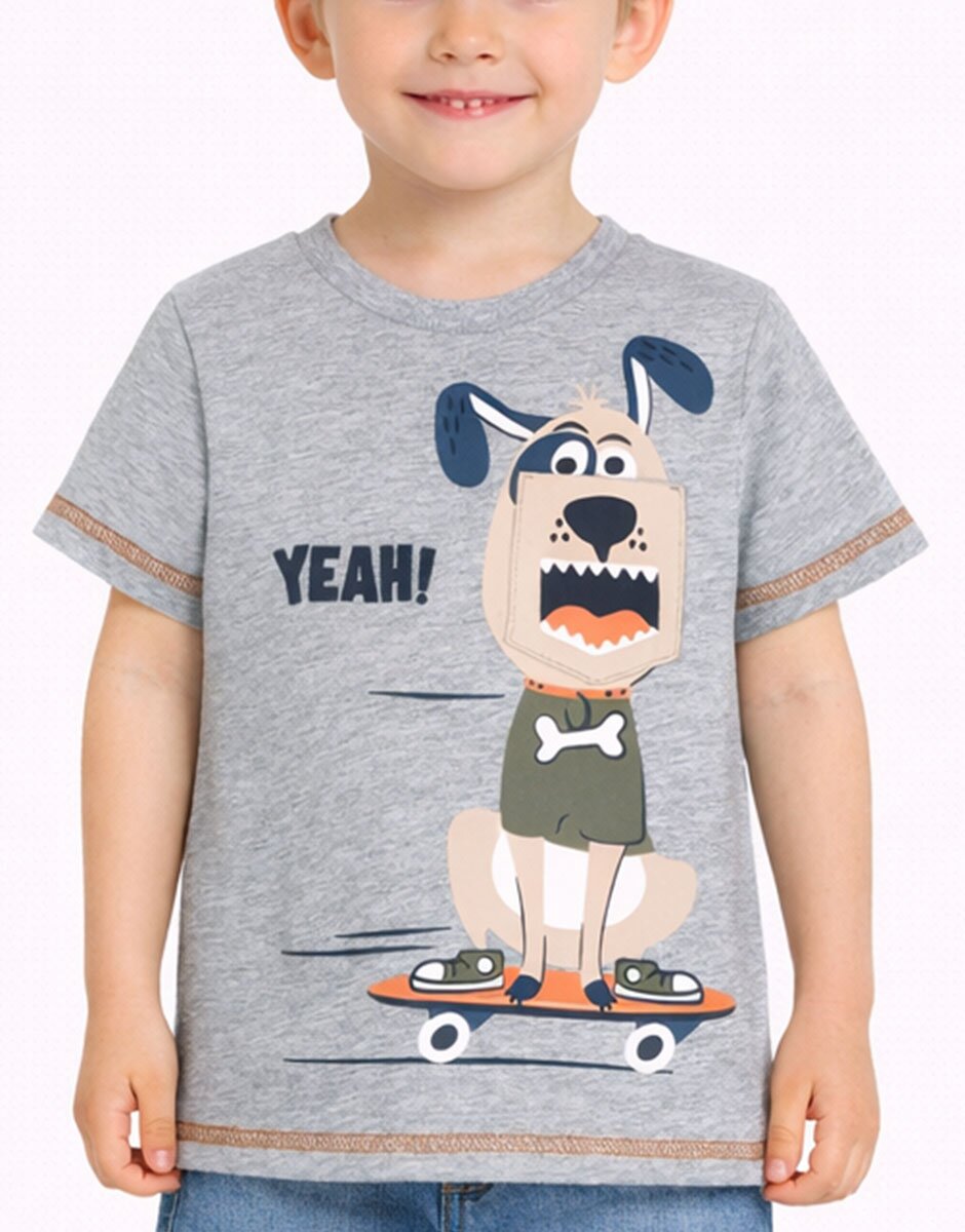 Chicco Boys Tee Light Grey