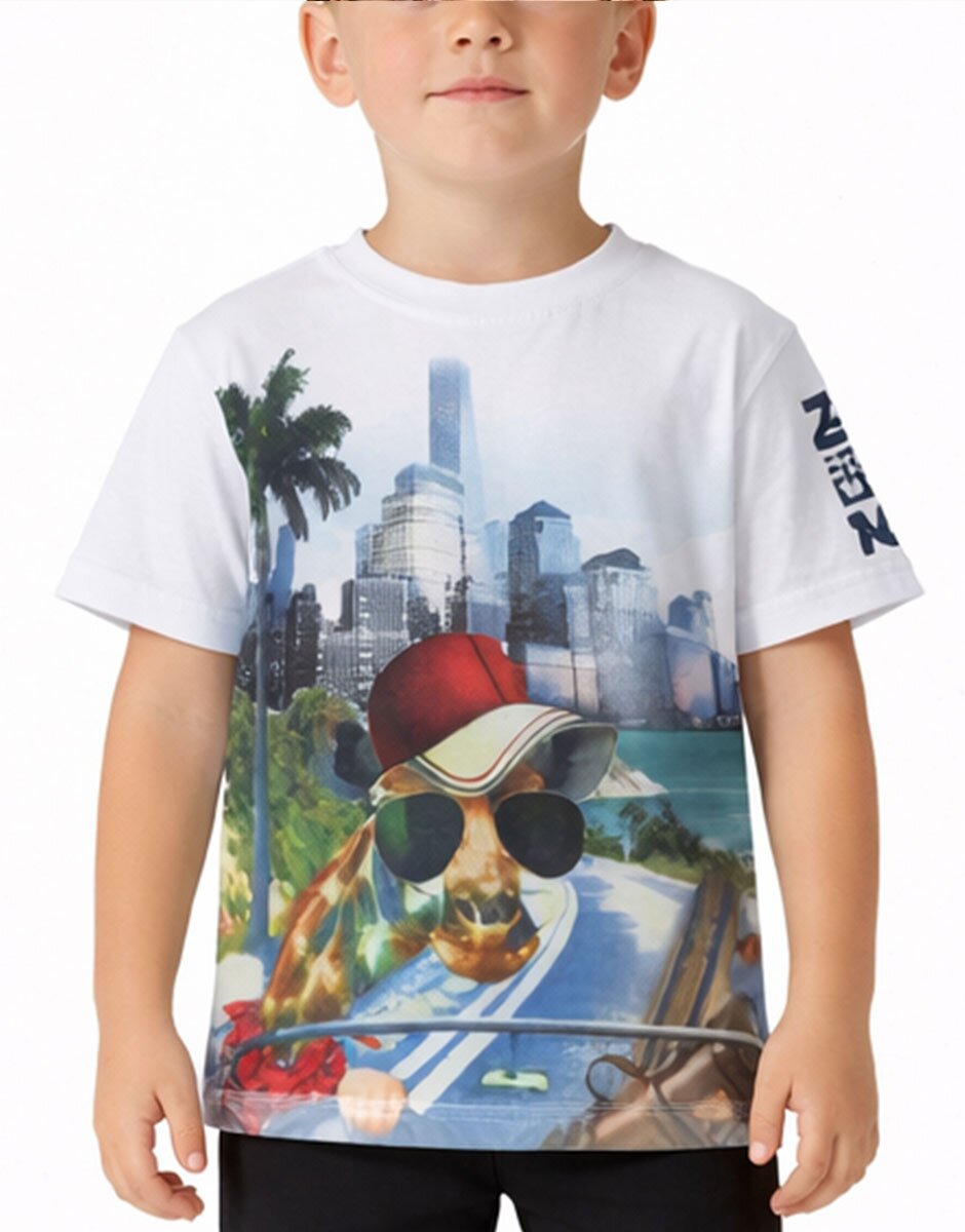 Chicco Boys Tee Multicolor Printed