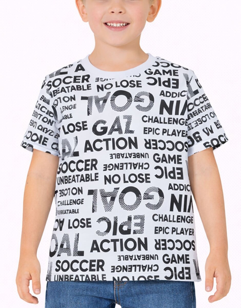 Chicco Boys Tee White/Black