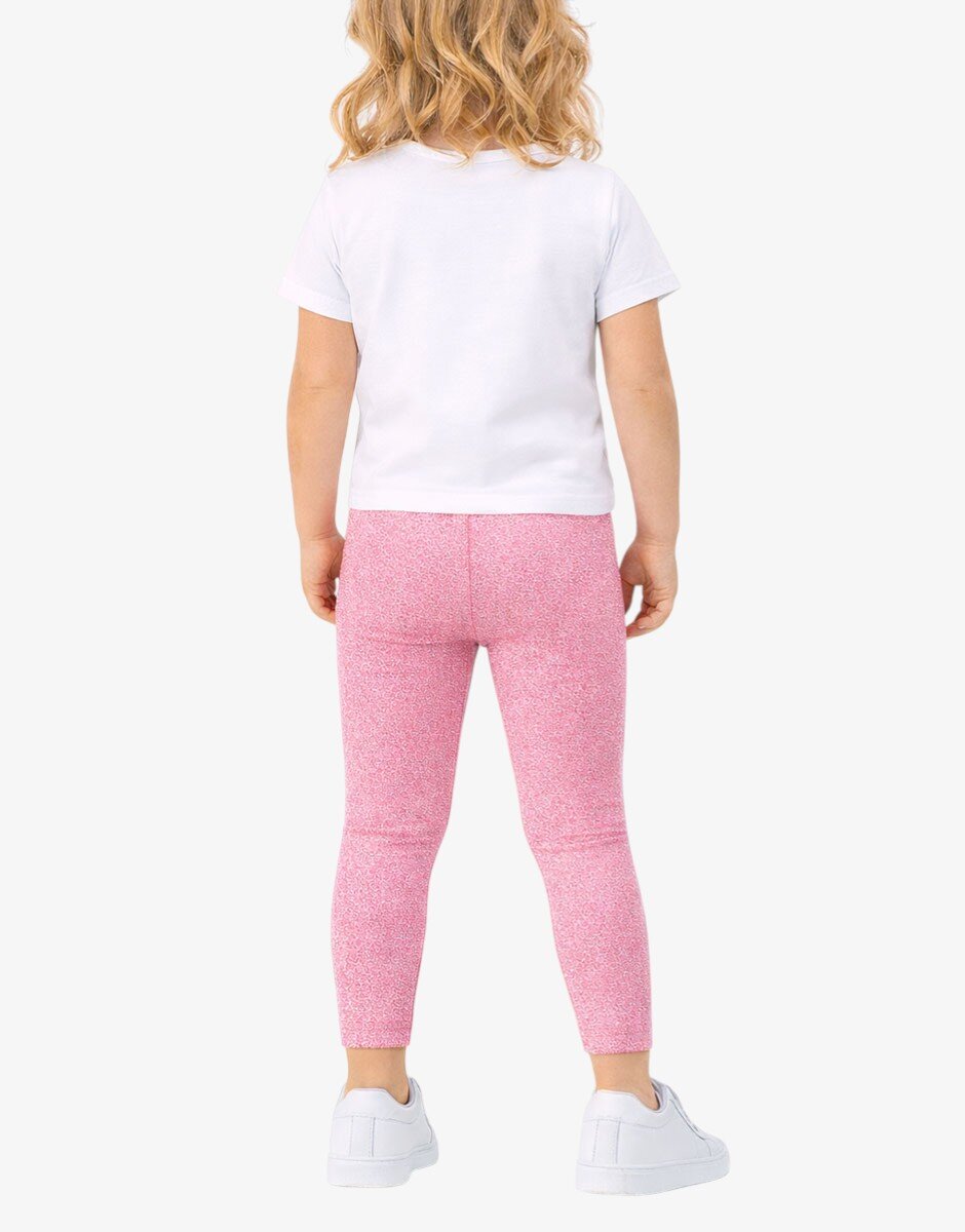 Chicco Girls Leggings And Tee Set Dark Pink
