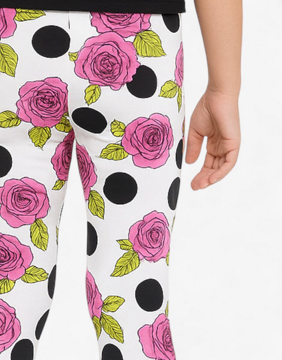 Chicco Girls Leggings White/Pink