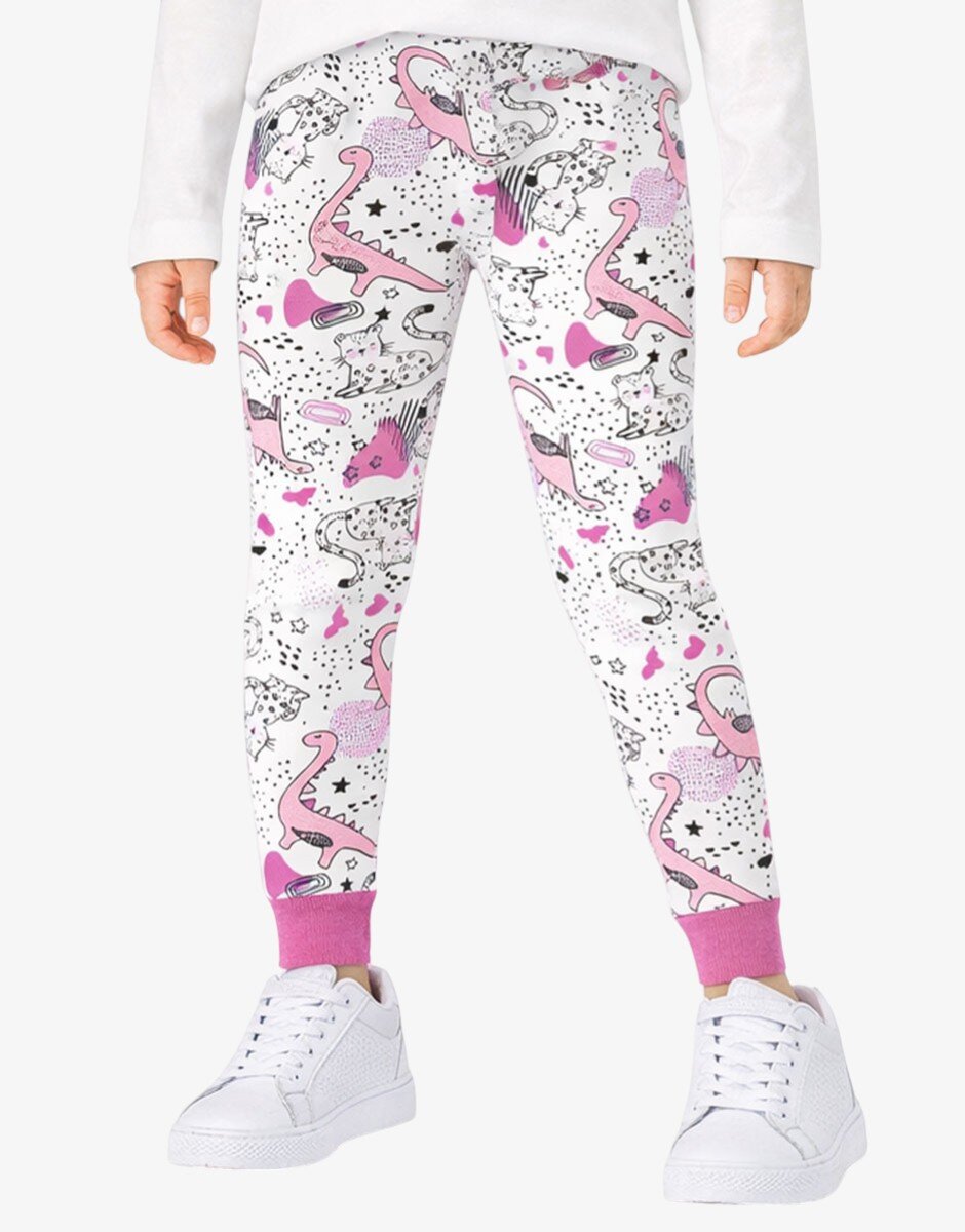 Chicco Girls Pants Natural Printed