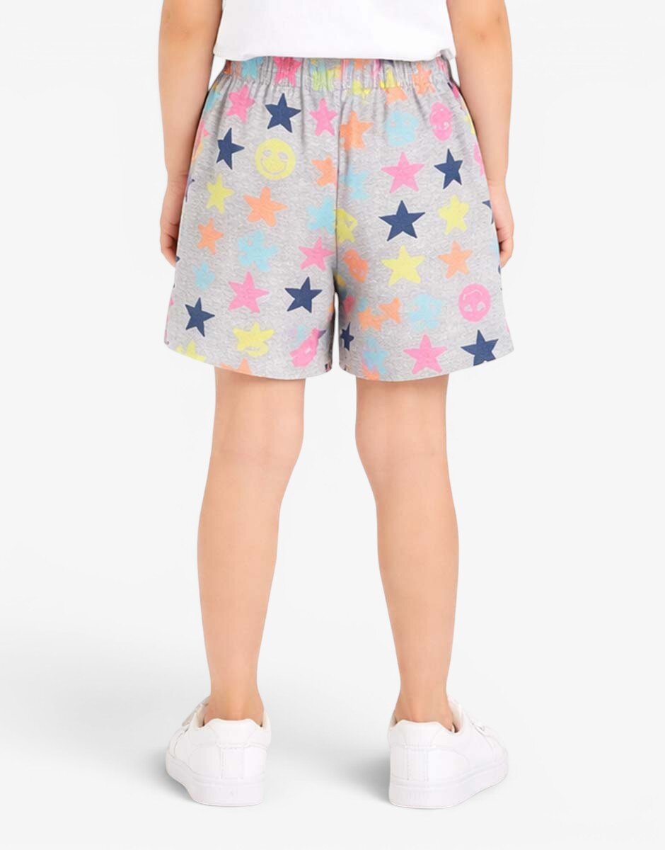 Chicco Girls Shorts Grey Striped