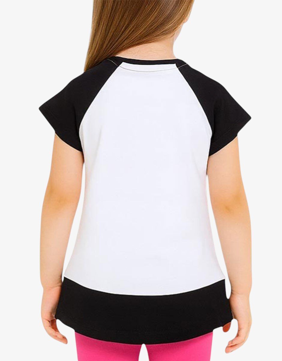 Chicco Girls Tee White/Black