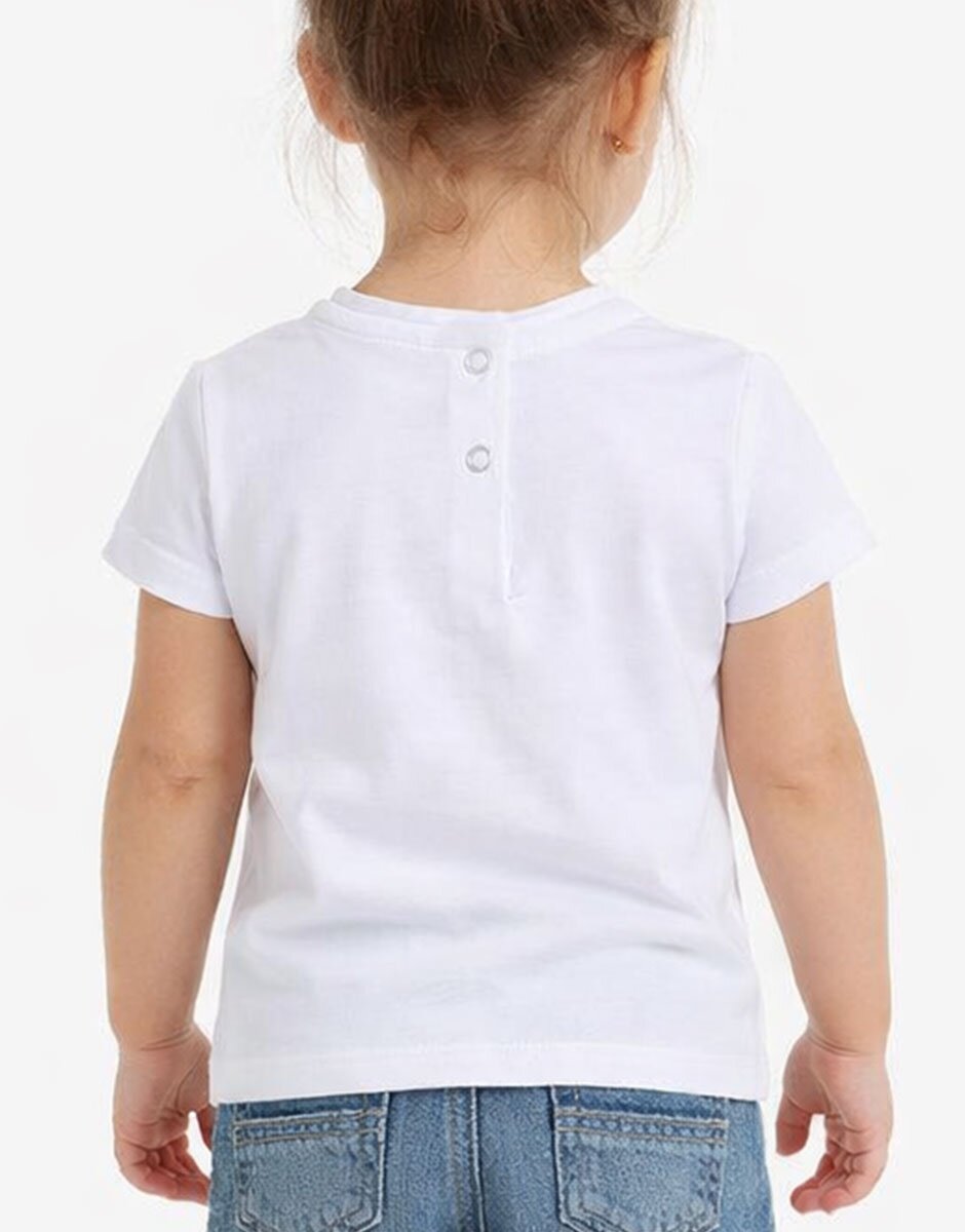 Chicco Girls Tee White Printed