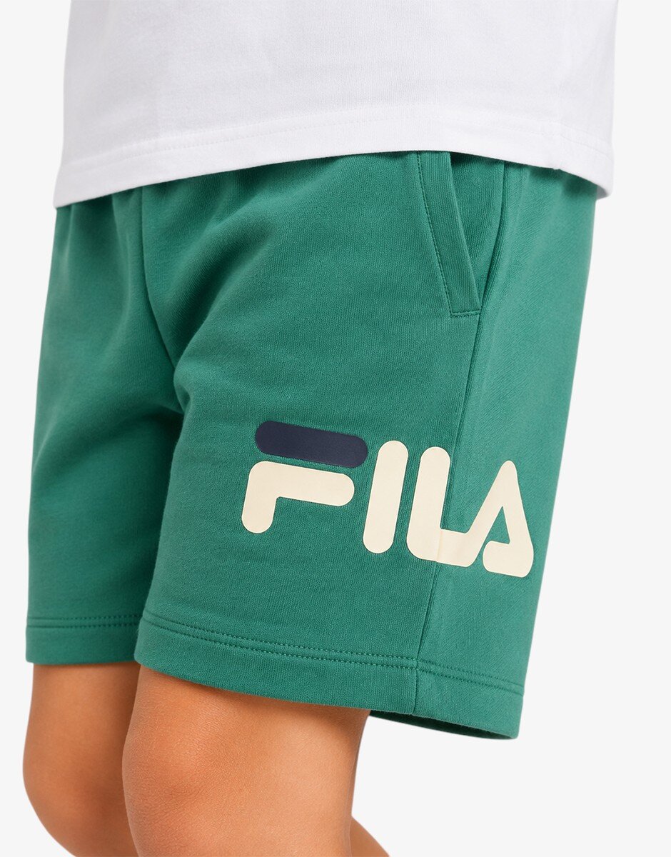 Fila Lobez Graphic Logo Shorts Green