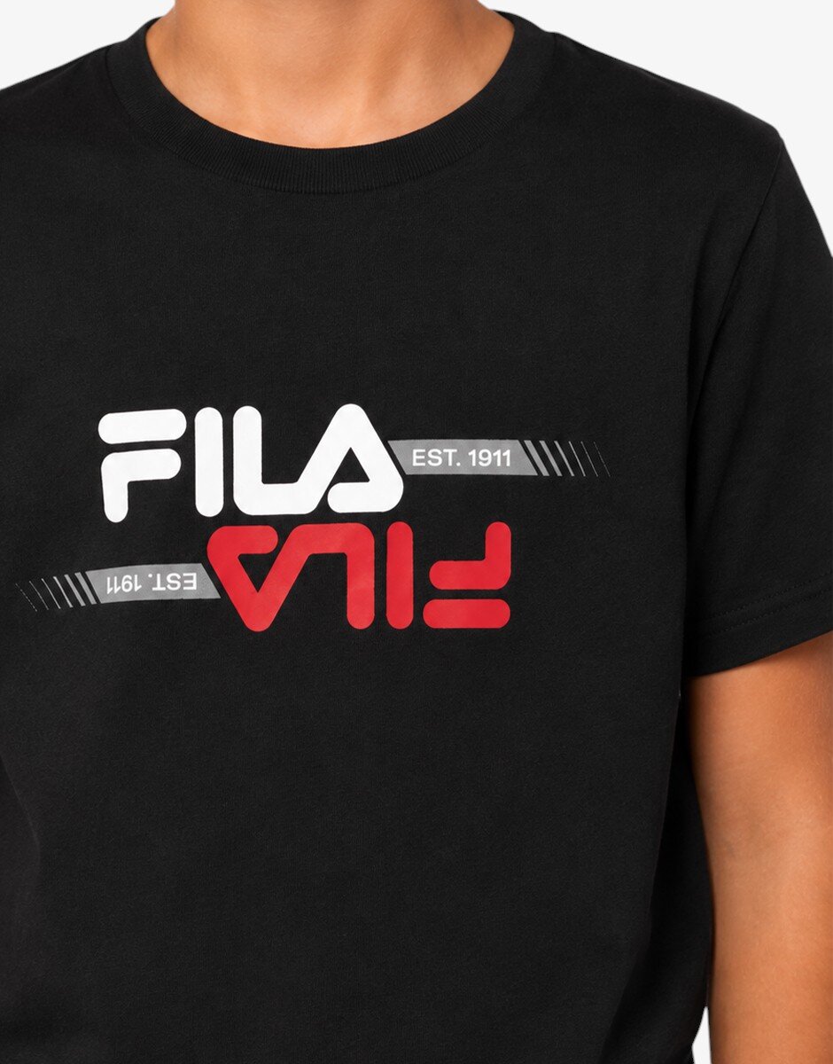 Fila Morimondo Regular Graphic Tee Black